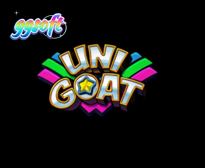 Tampilan visual slot Unigoat dengan simbol kambing magis dan kubis emas.